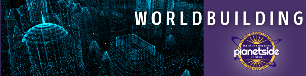 Series banner for Worldbuilding with Planetside logo