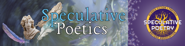 Series banner for the Speculative Poetics series with Planetside logo