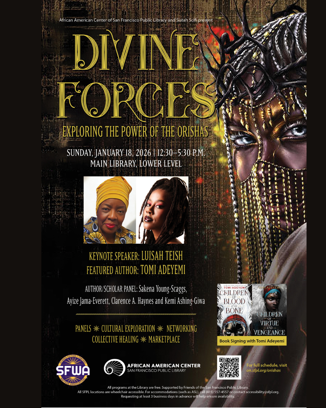 Divine Forces: Exploring the Power of the Orishas featuring Tomi Adeyemi