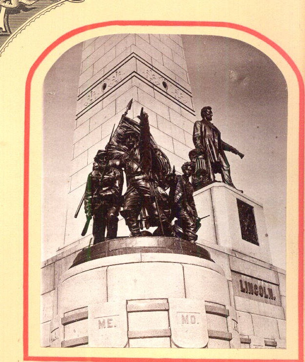 Photo of Lincoln's Tomb, Springfield, Illinois (approximately 1879).
