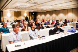 Attentive attendees at the Nebula Conference, Chicago 2026.